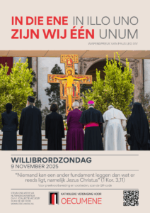 Poster Willibrordzondag 2025 In die Ene zijn wij één