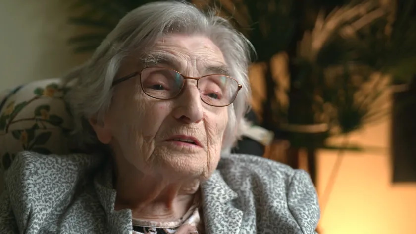 Medische Missiezuster Bep Thijssen (105) Foto: KRO-NCRV