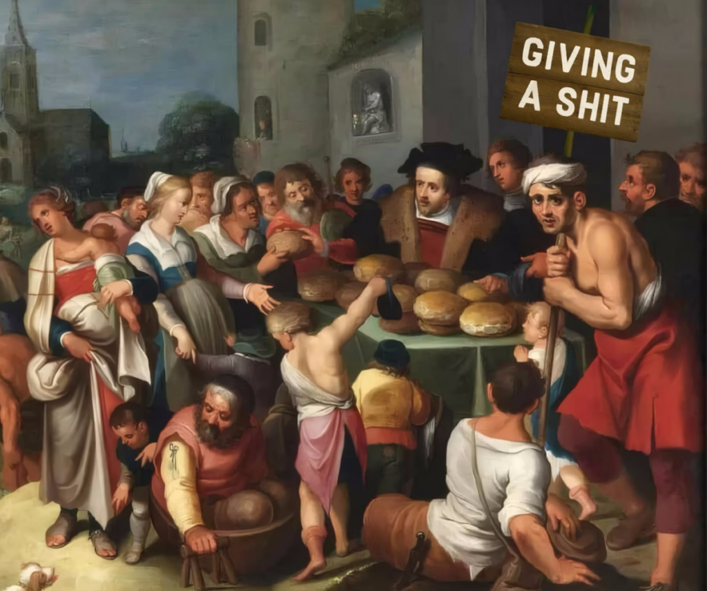poster giving a shit algemeen