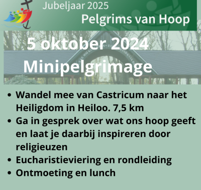 KNR organiseert minipelgrimage in aanloop naar het Jubeljaar
