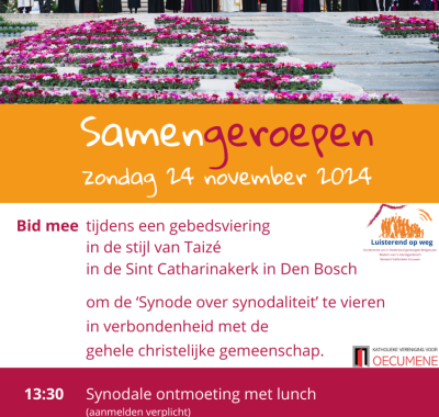 24 november: synodaliteit vieren