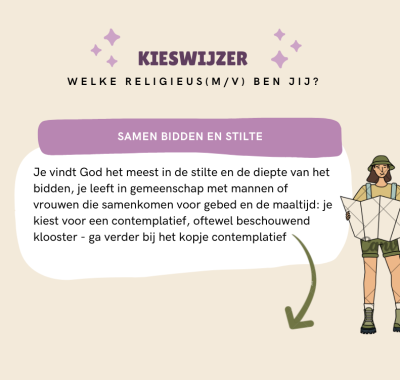 KNR komt met online kieswijzer. Welk klooster past bij jou?