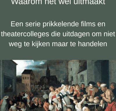 Giving a shit: serie films en theatercolleges rond barmhartigheid