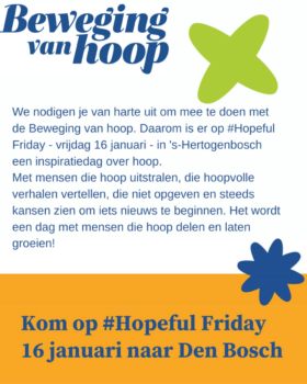 Inspiratiedag Beweging van Hoop op #HopefulFriday