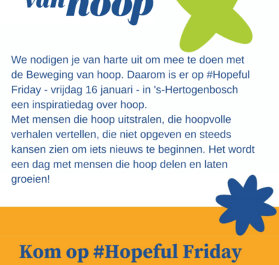 Inspiratiedag Beweging van Hoop op Hopeful Friday