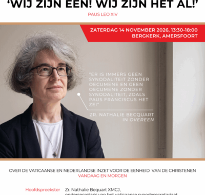 Symposium met Nathalie Becquart over oecumene en synodaliteit